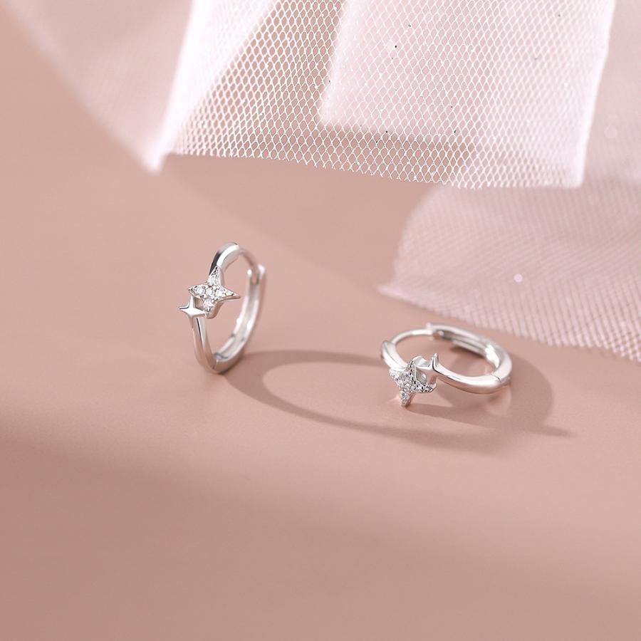 ピアス フープ アレルギー対応 レディース 星 スター 小さめ 仕事 プレゼント |  | 07
