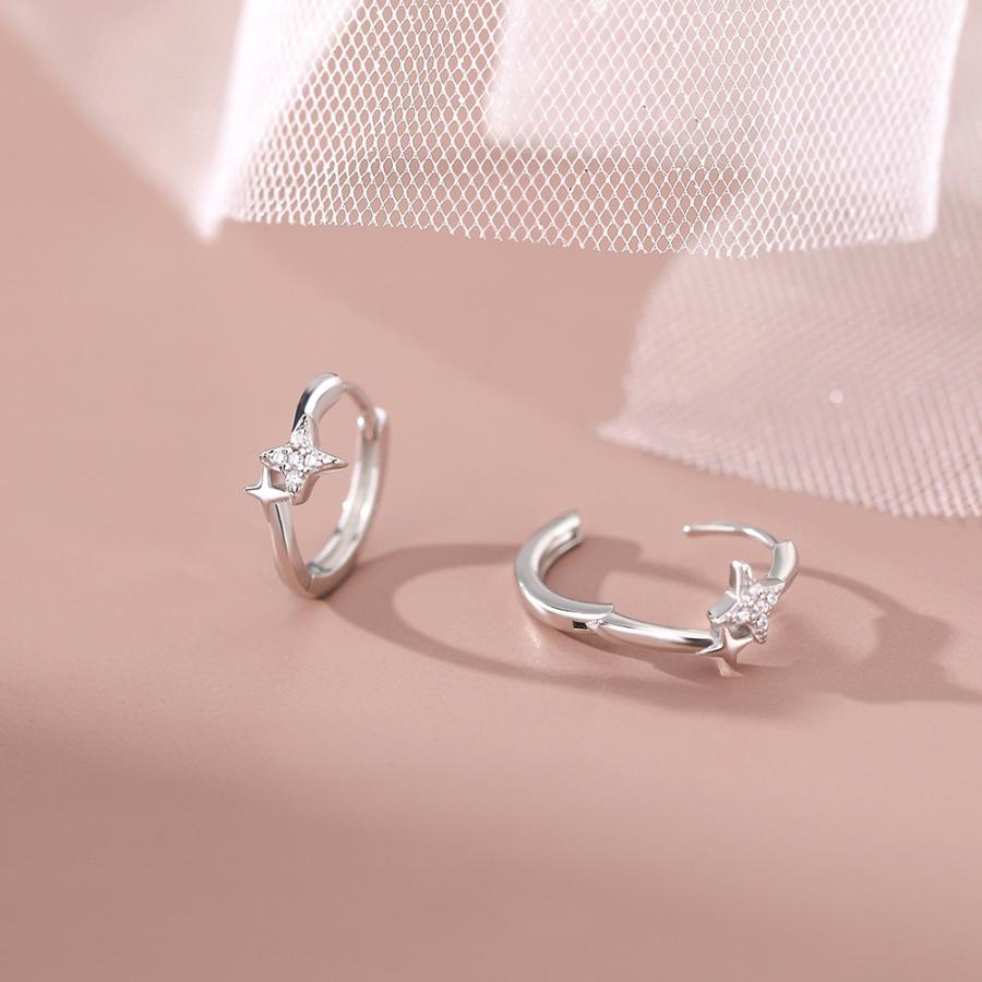 ピアス フープ アレルギー対応 レディース 星 スター 小さめ 仕事 プレゼント |  | 08
