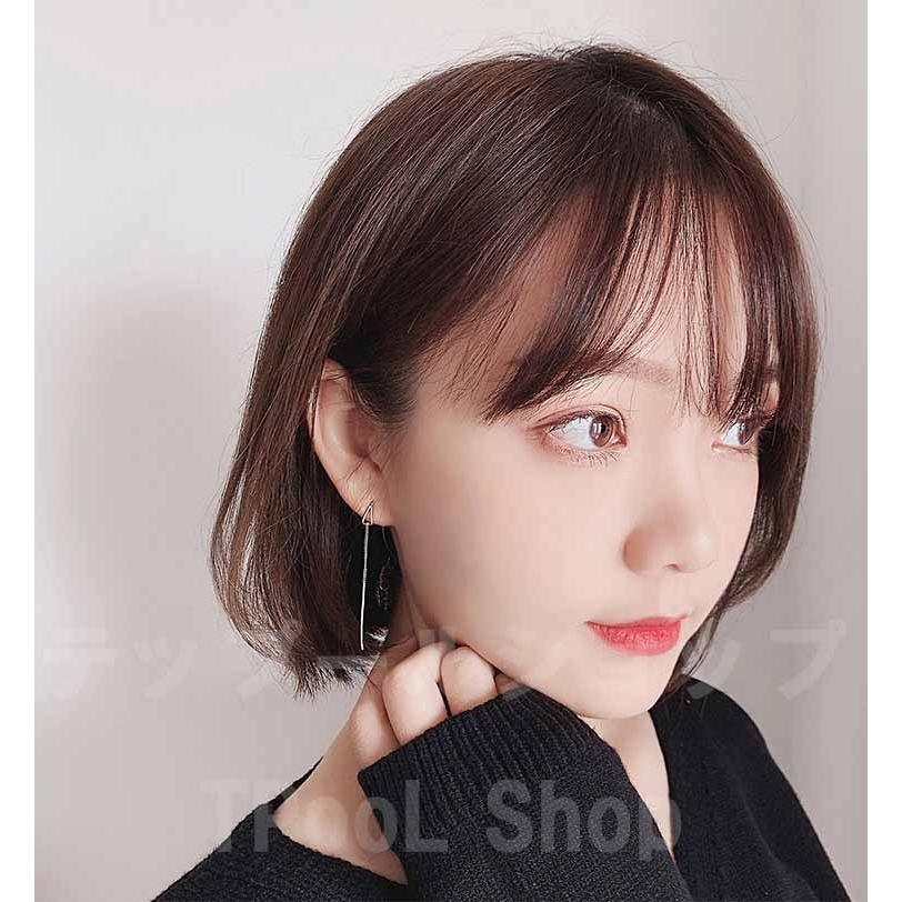 ピアス レディース 金属アレルギー対応 シルバー925 チェーン 2WAY 揺れる ロングピアス 韓国 ファッション かわいい おしゃれ 上品 プレゼント 仕事 |  | 04