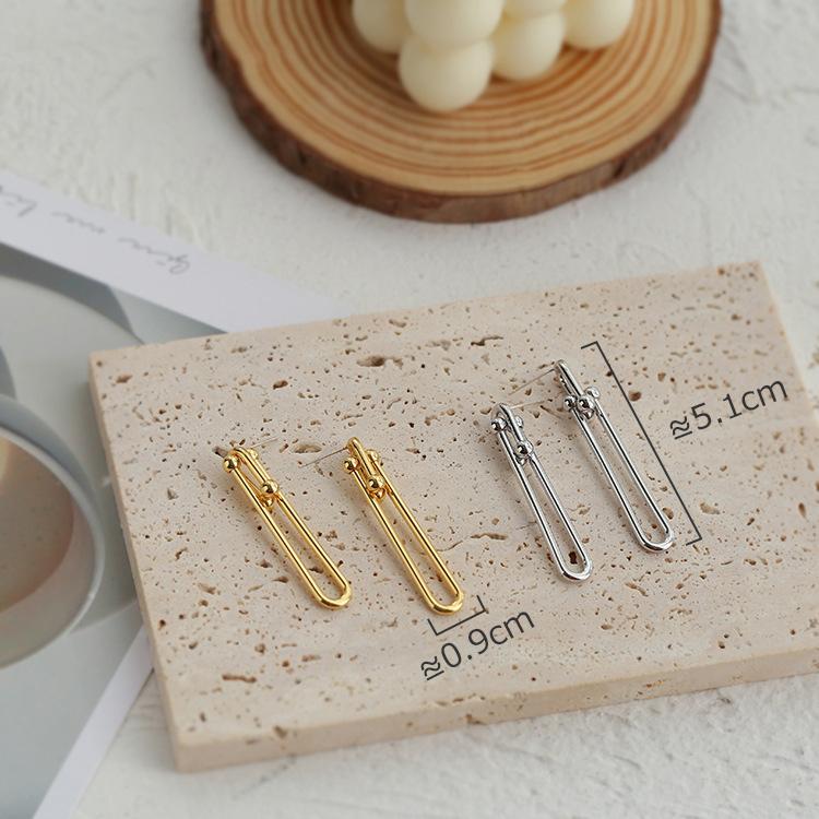 ピアス レディース 18K 金属アレルギー対応 シルバー925 ゴールド 透かし 揺れる メタル ロング 仕事 プレゼント |  | 13