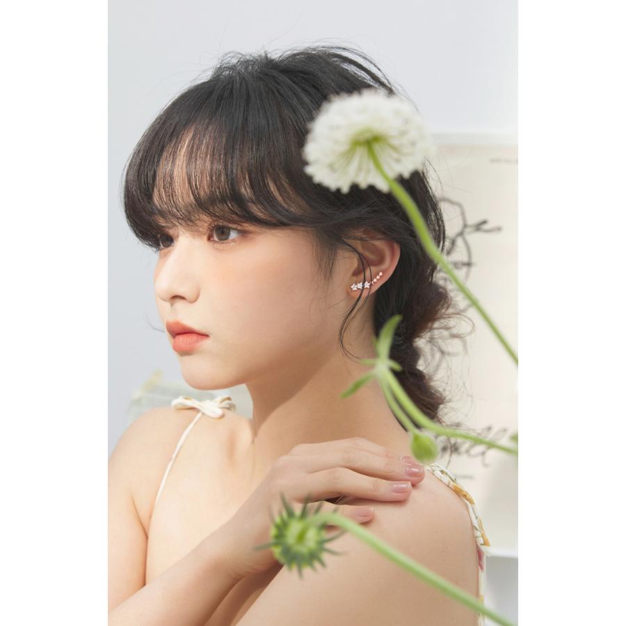 ピアス レディース 18K 金属アレルギー対応 シルバー925 ローズピンク 星 流れ星 スター 可愛い 誕生日 プレゼント 仕事 |  | 04