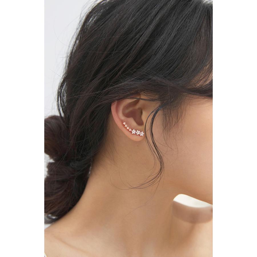 ピアス レディース 18K 金属アレルギー対応 シルバー925 ローズピンク 星 流れ星 スター 可愛い 誕生日 プレゼント 仕事 |  | 09