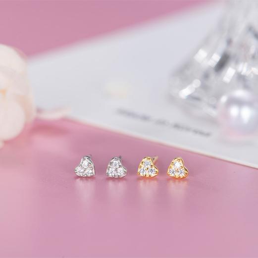 ピアス レディース 18k 小さめ アレルギー対応 ハート シルバー925 ゴールド 小ぶり 仕事 プレゼント オフィス |  | 13