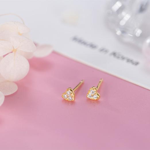 ピアス レディース 18k 小さめ アレルギー対応 ハート シルバー925 ゴールド 小ぶり 仕事 プレゼント オフィス |  | 14