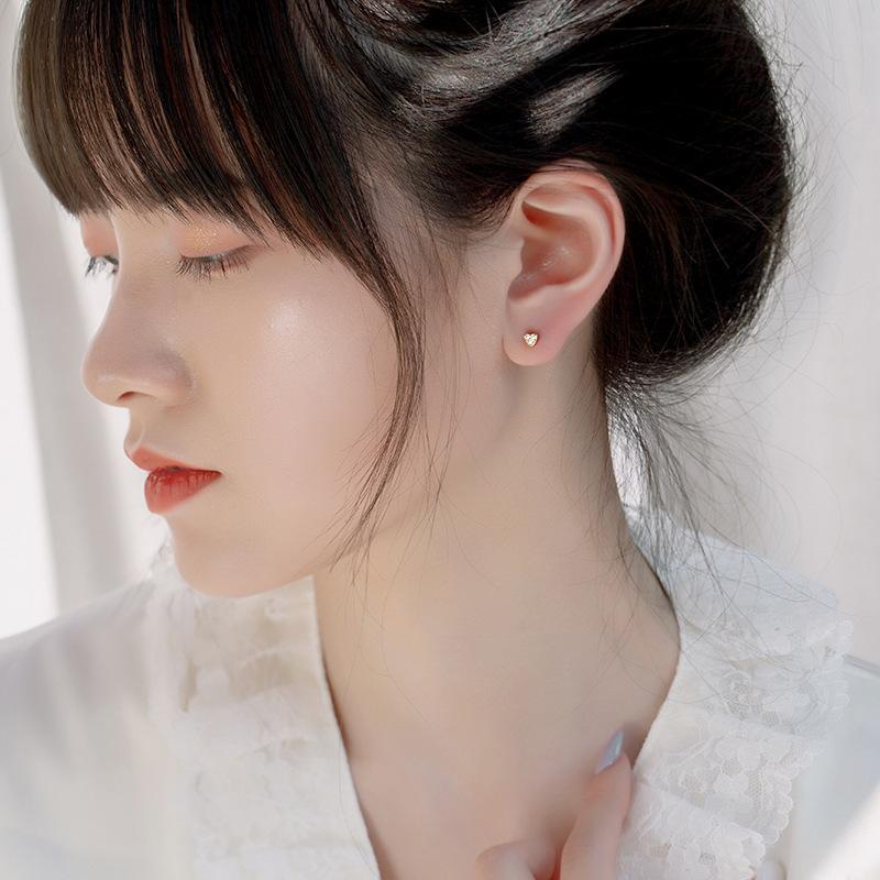 ピアス レディース 18k 小さめ アレルギー対応 ハート シルバー925 ゴールド 小ぶり 仕事 プレゼント オフィス |  | 05