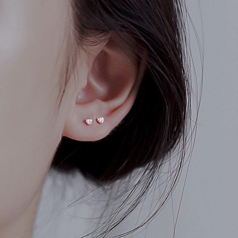 ピアス レディース 18k 小さめ アレルギー対応 ハート シルバー925 ゴールド 小ぶり 仕事 プレゼント オフィス |  | 08