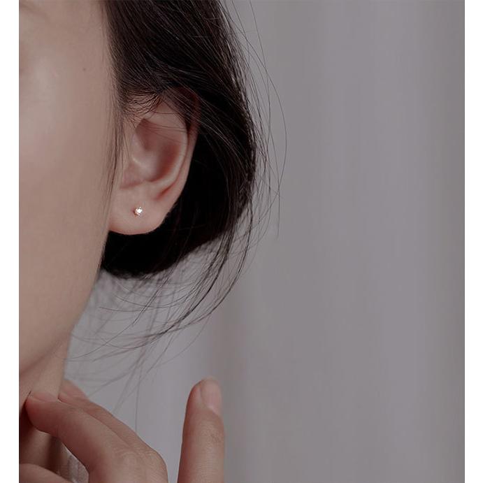 ピアス レディース 18K アレルギー対応 小さめ 小ぶり 1粒 シルバー925 ゴールド ピンクゴールド CZダイヤ 普段使い ギフト プレゼント |  | 15