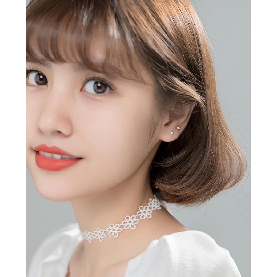 ピアス レディース 18K アレルギー対応 小さめ 小ぶり 1粒 シルバー925 ゴールド ピンクゴールド CZダイヤ 普段使い ギフト プレゼント |  | 07