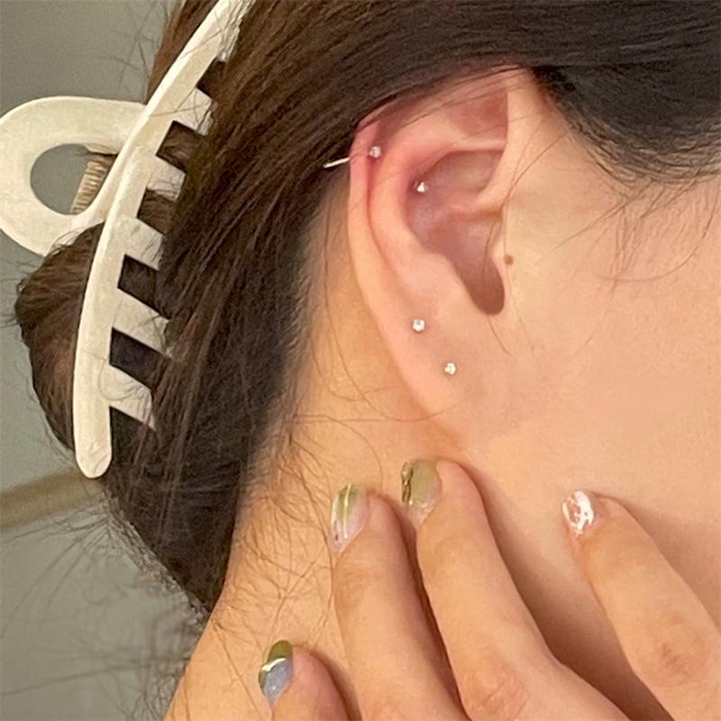 ピアス レディース 18K アレルギー対応 小さめ 小ぶり 1粒 シルバー925 ゴールド ピンクゴールド CZダイヤ 普段使い ギフト プレゼント |  | 09