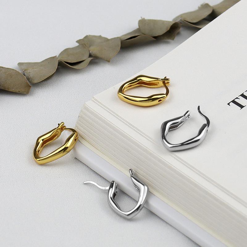 ピアス 18金 レディース アレルギー対応 フープピアス ゴールド シルバー925 シンプル キャッチレス 仕事 カジュアル プレゼント オフィス |  | 02
