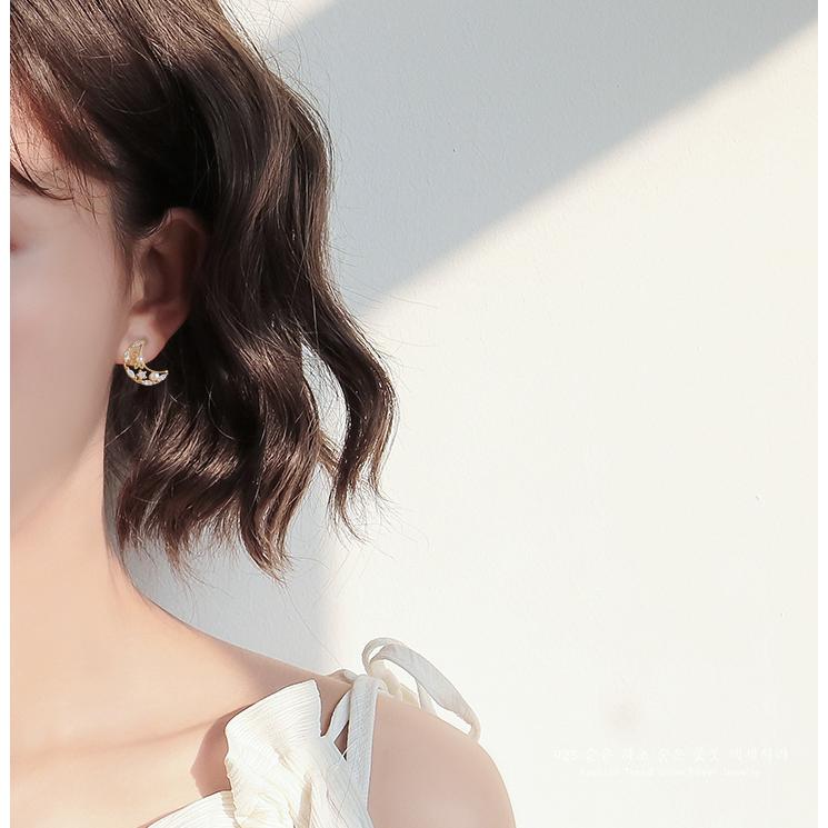 ピアス レディース 18K アレルギー対応 星 月 スター ムーン アシンメトリー パール シルバー925 ゴールド 透かし 仕事 プレゼント |  | 07