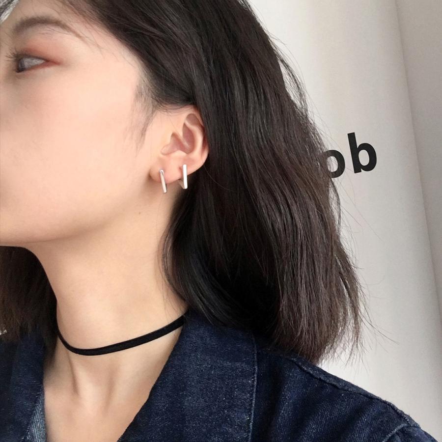 ピアス 18K レディース アレルギー対応 小さめ フープピアス メンズ