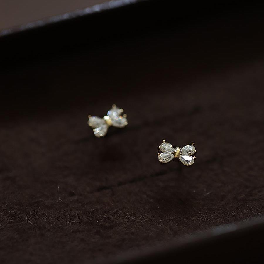 ピアス 18金 アレルギー対応 レディース 小さめ リボン 仕事 プレゼント |  | 04