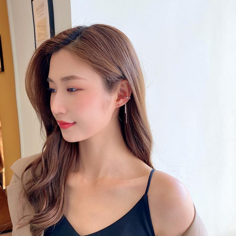 イヤーカフ チェーン 18K 金属アレルギー対応 シルバー925 ゴールド ロングチェーン ストレートバー 片耳 プチプラ 高見え 仕事 プレゼント オフィス |  | 08