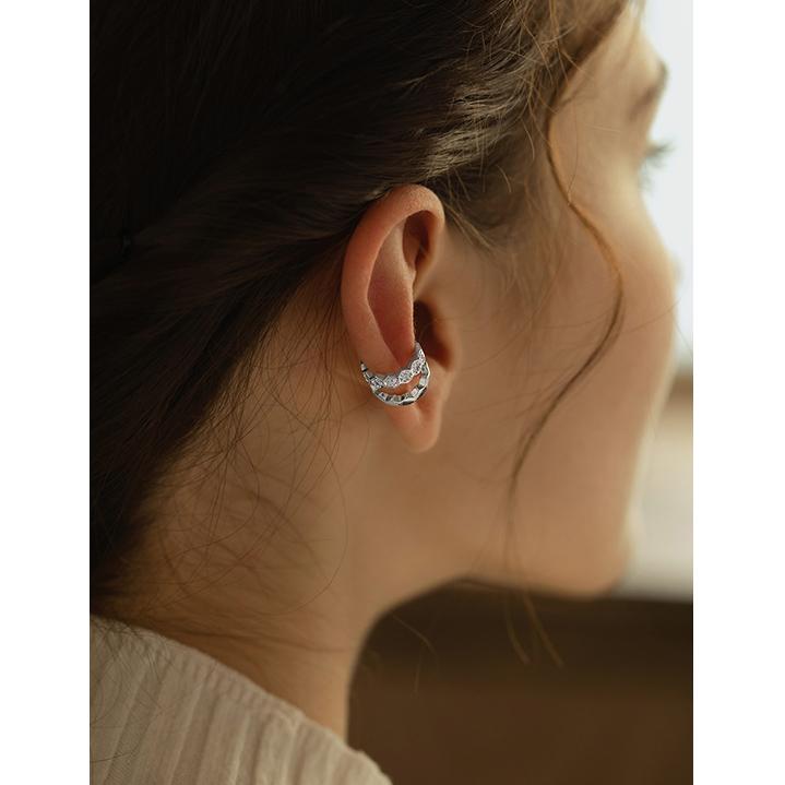 イヤーカフ 18K 金属アレルギー対応 レディース シルバー925 ゴールド アシンメトリー レイヤード エレガント プチプラ プレゼント オフィス |  | 11