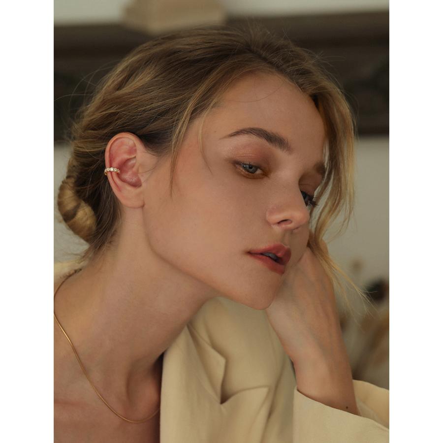 イヤーカフ 18K 金属アレルギー対応 レディース シルバー925 ゴールド アシンメトリー レイヤード エレガント プチプラ プレゼント オフィス |  | 06