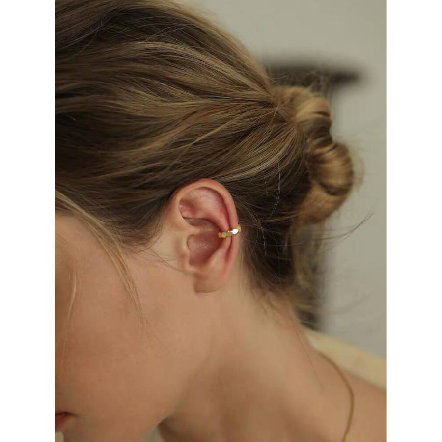 イヤーカフ 18K 金属アレルギー対応 レディース シルバー925 ゴールド アシンメトリー レイヤード エレガント プチプラ プレゼント オフィス |  | 08
