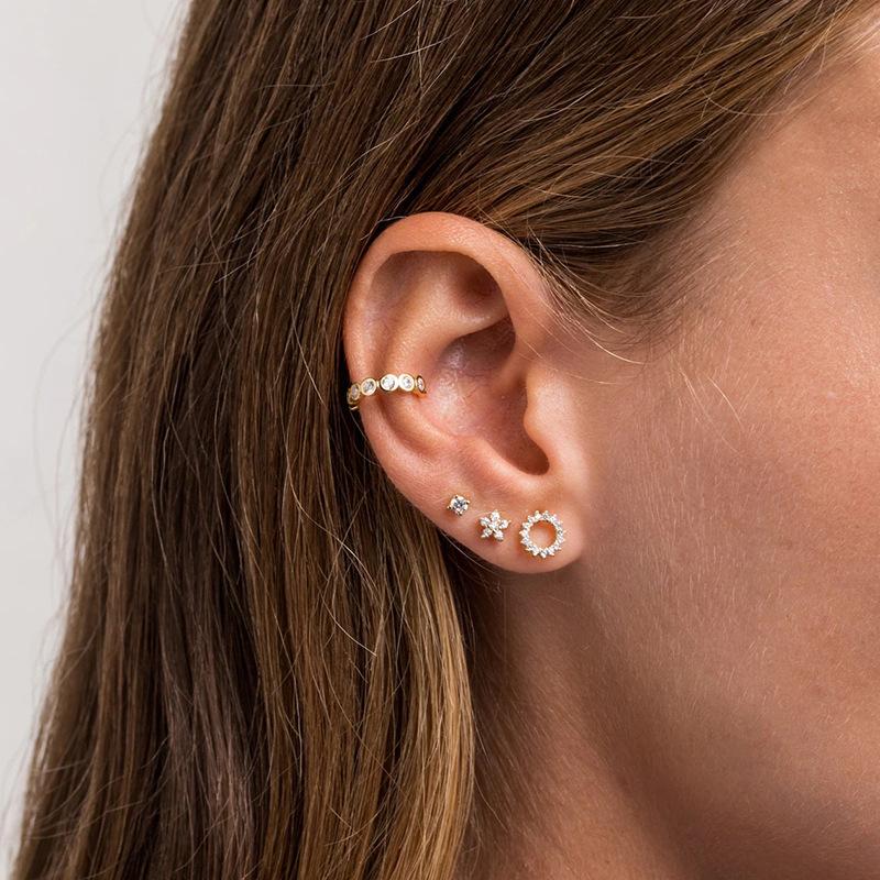 ピアス レディース 18金 金属アレルギー対応 シルバー925 フラワー 花 小さめ 小ぶり シンプル プレゼント ギフト 仕事 オフィス |  | 10