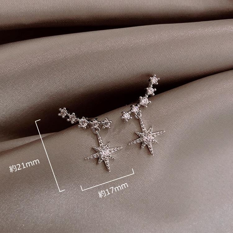 ピアス レディース 18K 金属アレルギー対応 シルバー925 揺れる 星 スター プレゼント ギフト 仕事 オフィス |  | 11