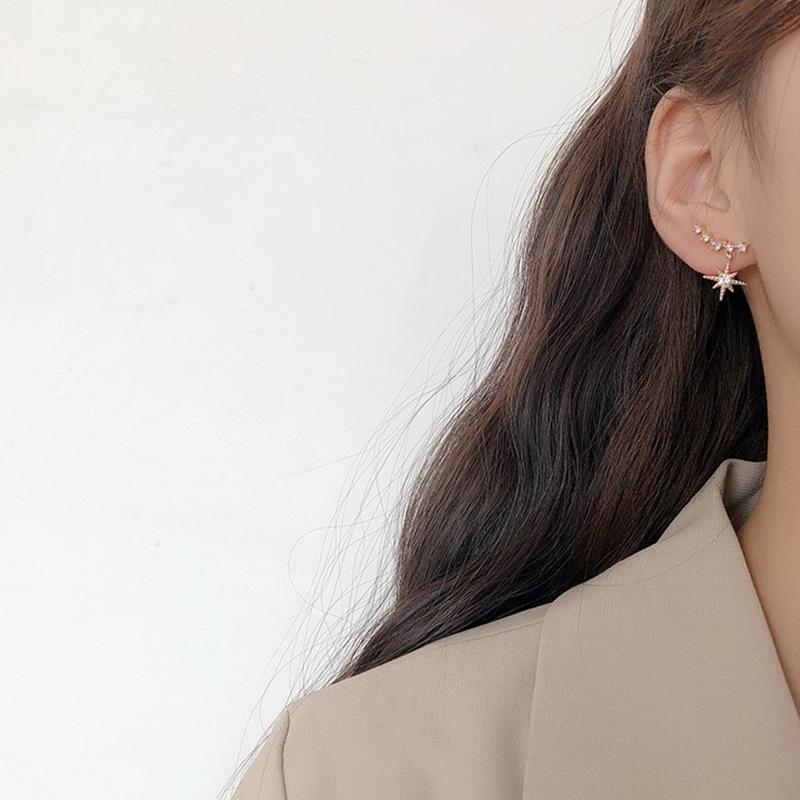 ピアス レディース 18K 金属アレルギー対応 シルバー925 揺れる 星 スター プレゼント ギフト 仕事 オフィス |  | 02