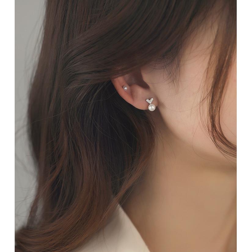 ピアス レディース 小さめ パール シルバー925 ハート シンプル 金属アレルギー対応 大人かわいい 高見え 仕事 プレゼント オフィス |  | 10