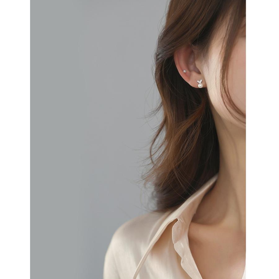 ピアス レディース 小さめ パール シルバー925 ハート シンプル 金属アレルギー対応 大人かわいい 高見え 仕事 プレゼント オフィス |  | 08