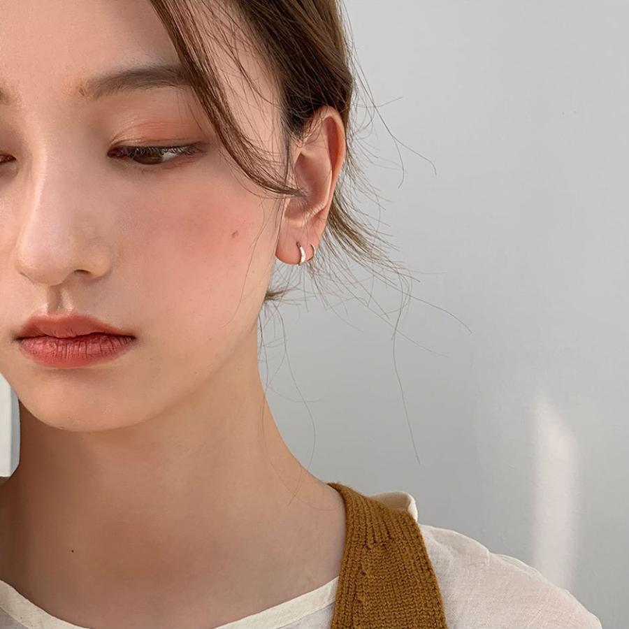 ピアス 18K 金属アレルギー対応 小さめ シルバー925 ゴールド フーブ フック レディース シンプル ファースト セカンド スパイラル 仕事 プレゼント |  | 03