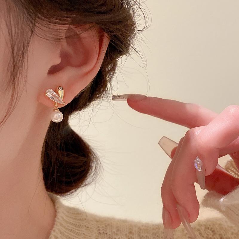 ピアス レディース 18金 パール ハート 揺れる シルバー925 金属アレルギー対応 キュービックジルコニア プレゼント ギフト 可愛い 高見え |  | 03