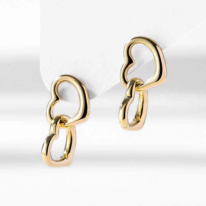 ピアス レディース 18K 金属アレルギー対応 ゴールド シルバー925 フリンジ シンプル ハート 揺れる 透かし 仕事 プレゼント ギフト オフィス 誕生日 |  | 07