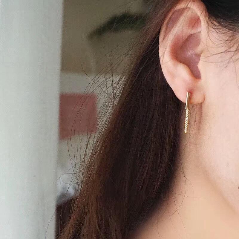 ピアス レディース 18K 金属アレルギー対応 ゴールド シルバー925 シンプル 揺れる 仕事 オフィス プレゼント |  | 09