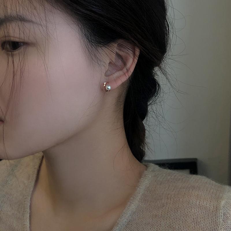 ピアス 18金 アレルギー対応 レディース 小さめ パール 透かし 一粒 1粒 仕事 プレゼント |  | 05