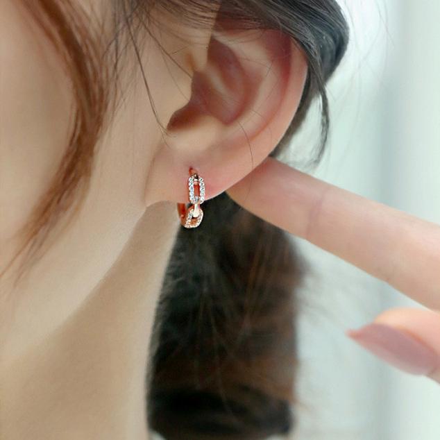 ピアス フープ 18金 アレルギー対応 小さめ レディース 透かし チェーン 仕事 プレゼント |  | 09