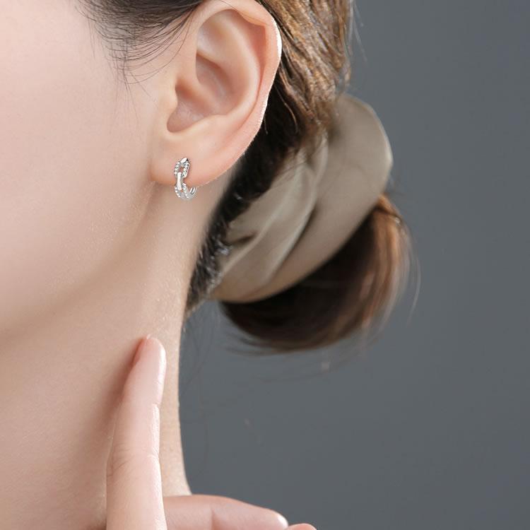 ピアス フープ 18金 アレルギー対応 小さめ レディース 透かし チェーン 仕事 プレゼント |  | 10