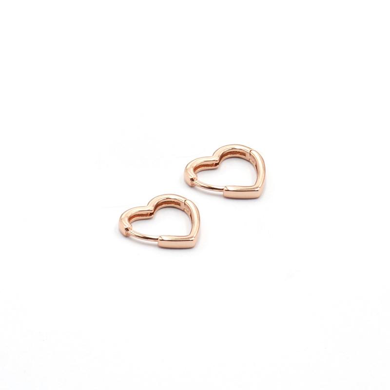 ピアス レディース 18金 サージカルステンレス アレルギー対応 フープピアス ハート 両耳 仕事 プレゼント オフィス |  | 03