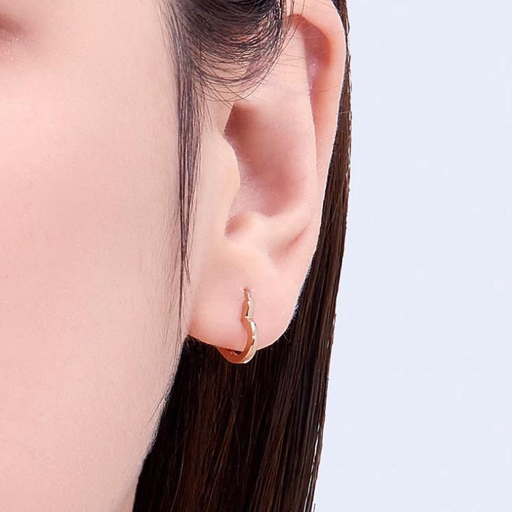 ピアス レディース 18金 サージカルステンレス アレルギー対応 フープピアス ハート 両耳 仕事 プレゼント オフィス |  | 08