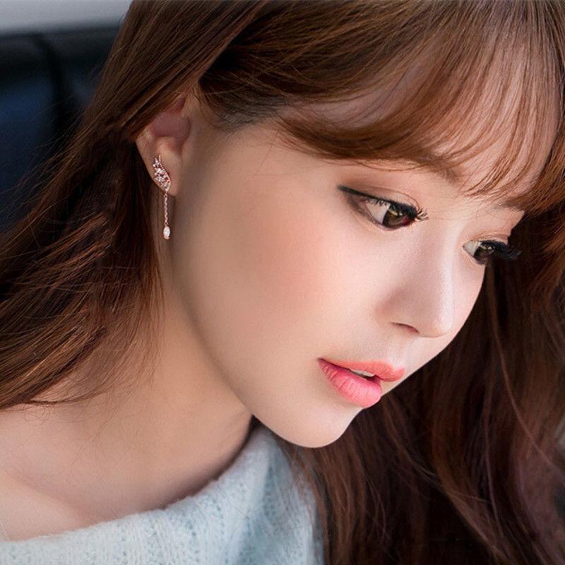 ピアス レディース 金属アレルギー対応 シルバー925 スワロフスキー アシンメトリー ウイング 天使 翼 揺れる 仕事 プレゼント オフィス | SWAROVSKI | 03