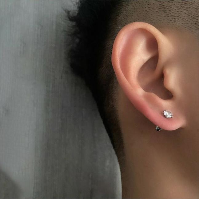 ピアス 金属アレルギー サージカルステンレス ネジ式キャッチ 立爪 リバーシブル レディース メンズ 両耳用 1ペア セカンドピアス 仕事 プレゼント |  | 14