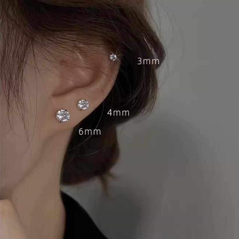 ピアス 金属アレルギー サージカルステンレス ネジ式キャッチ 立爪 リバーシブル レディース メンズ 両耳用 1ペア セカンドピアス 仕事 プレゼント |  | 11