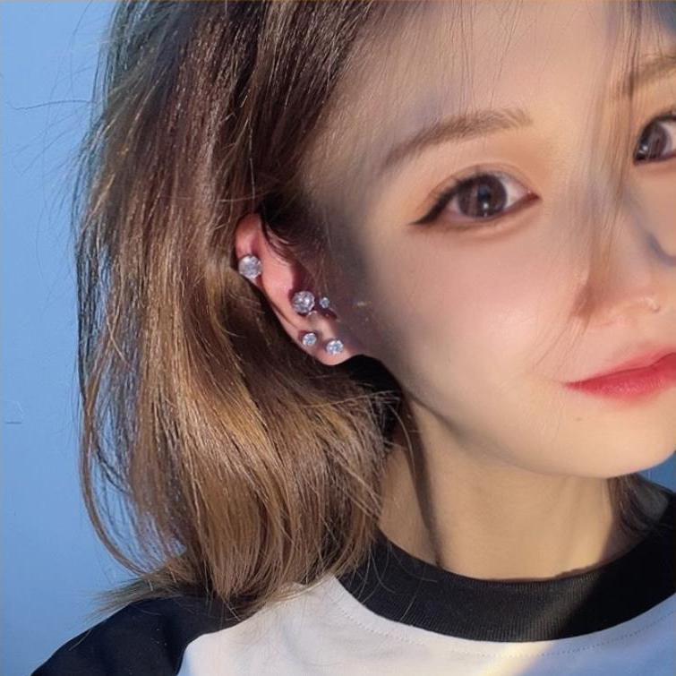 ピアス 金属アレルギー サージカルステンレス ネジ式キャッチ 立爪 リバーシブル レディース メンズ 両耳用 1ペア セカンドピアス 仕事 プレゼント |  | 10