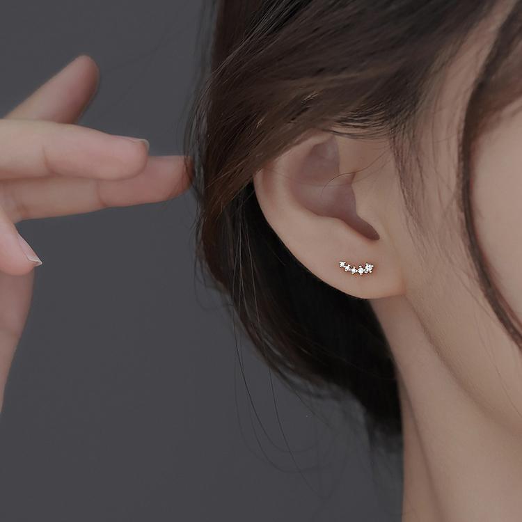 ピアス レディース 金属アレルギー対応 18K 小さめ シルバー925 ゴールド 流れ星 星 スター 仕事 プレゼント オフィス |  | 03