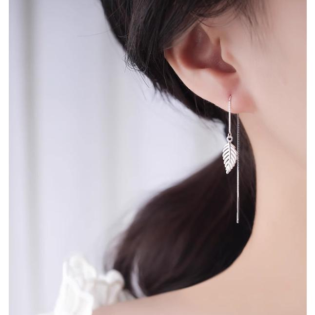 ピアス アメリカンピアス シルバー925 金属アレルギー対応 チェーン リーフ 葉 揺れる シンプル 透かし レディース 仕事 プレゼント |  | 06