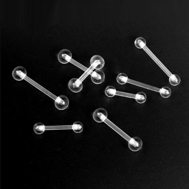 ピアス 目立たない 16G ラブレット ボディピアス 軟骨 透ピ シークレット アクリル 金属アレルギー対応 両耳用 2個セット 仕事 学校 オフィス |  | 01