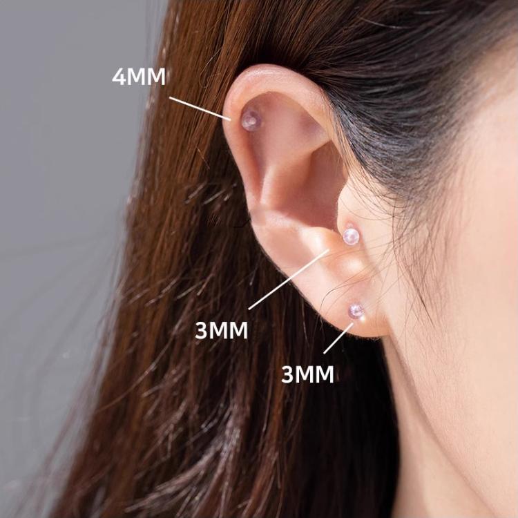 ピアス 目立たない 16G ラブレット ボディピアス 軟骨 透ピ シークレット アクリル 金属アレルギー対応 両耳用 2個セット 仕事 学校 オフィス |  | 09