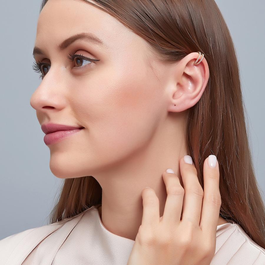 イヤーカフ 18金 アレルギー対応 レディース 18K イヤカフ イヤリング 落ちない 痛くない 外れにくい 仕事 プレゼント |  | 05