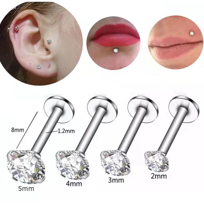 ボディピアス ピアス 16G 14G 両耳用 2個セット 軟骨ピアス ラブレット アレルギー対応 つけっぱなし 立爪 サージカルステンレス ヘリックス |  | 03