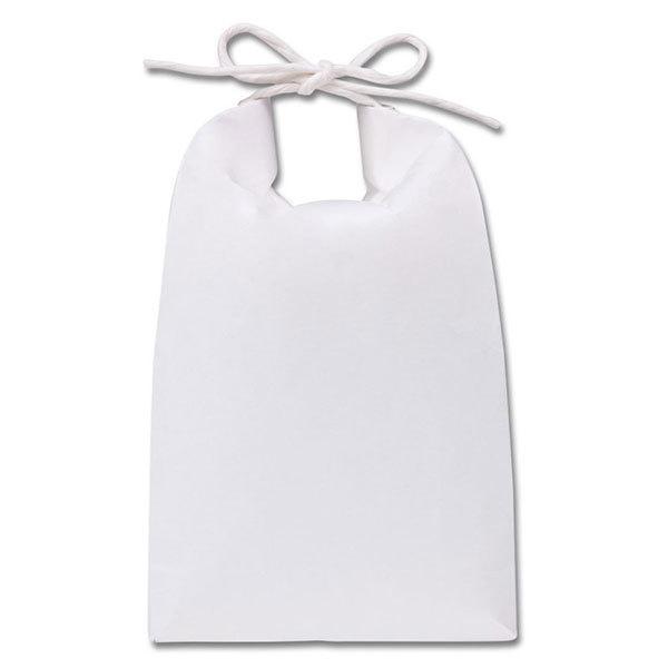 アサヒパック お米2、3合のギフト・贈答用ミニ袋ひも付きカラークラフト米袋 ミニクラ 白（2〜3合用） (100枚) | 