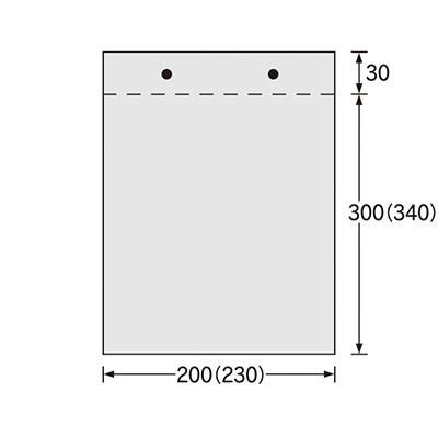 福助工業 Fパック No.200 （12000枚）巾200×長さ300＋フック30mm |  | 01