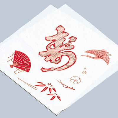 福助工業 ポリ風呂敷 No.66 赤寿 （500枚）厚み0.025×巾660×長さ660mm | 