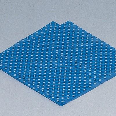 福助工業 ポリ風呂敷 100枚入 No.70 水玉ブルー （1000枚）厚み0.025×巾700×長さ700mm | 