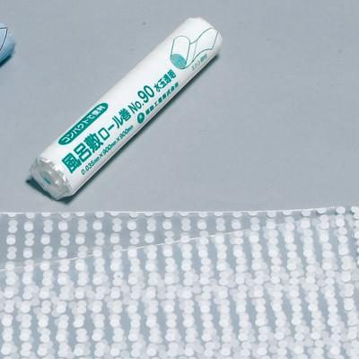 福助工業 風呂敷ロール巻 No.70 水玉透明 （50本）厚み0.025×巾700×長さ700mm |  | 01